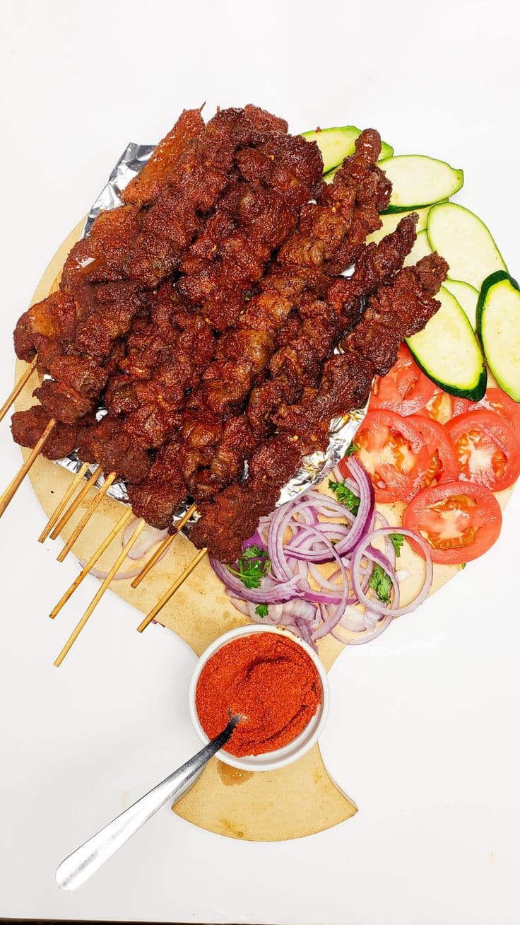 Suya shawarma