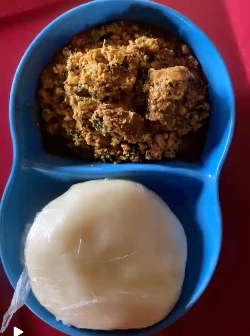 Egusi Soup and fufu